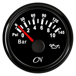 Wskaźnik ciśnienia oleju CN-Instrument do 10 bar czarny / czarny