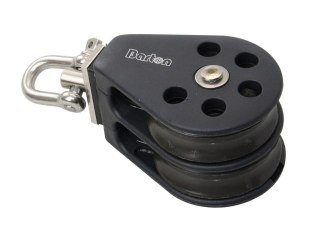 Wydajny podwójny blok w rozmiarze 3 z obrotowym łożyskiem kulkowym