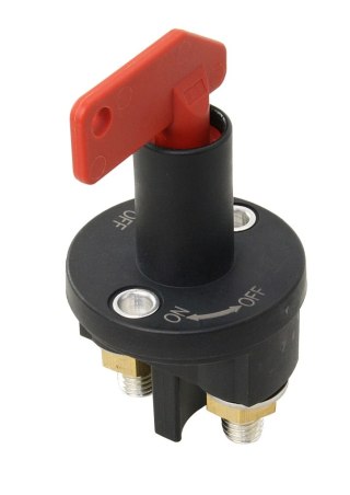 Wyłącznik akumulatora 12 / 24V 250A wyjmowany klucz