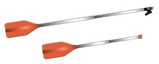 Pagaj teleskopowy rozkładany 55 do 114 cm