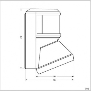 Lampa masztowa / lampa pokładowa 50W-12V HALO biała