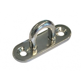 Ucho nierdzewne pokładowe, 45 x 15 mm, średnica pręta 5mm