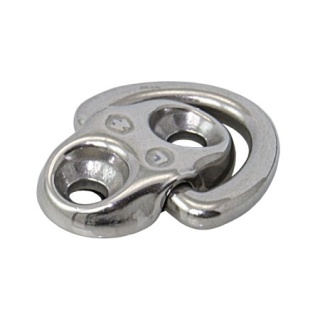 Uniwersalne ucho nierdzewne, pokładowe, pojedyncze, składane