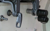 Zamek do silnika zaburtowego do śrub motylkowych ABUS Marine 388 NEMO Evo