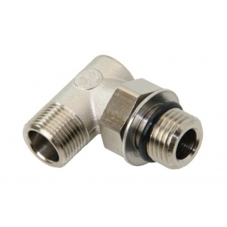 Złącze kątowe AF90 - regulacja 90 °	Mosiądz niklowany