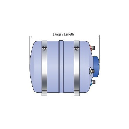 Bojler do jachtu, kampera z wężownicą i grzałką 500 W - 15, 20, 25, 40, 60 litrów - 230V Nautic B3 Bojler do jachtu, kampera z wężownicą i grzałką 500 W - 15, 20, 25, 40, 60 litrów - 230V Nautic B3