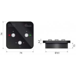 Dotykowy panel sterowania steru strumieniowego