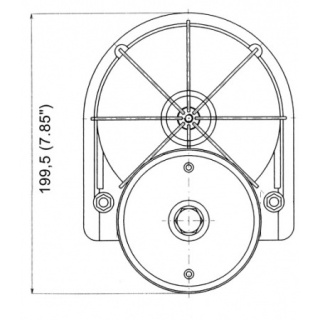 Przekładnia kierownicza T85 -czarna piasta ULTRAFLEX
