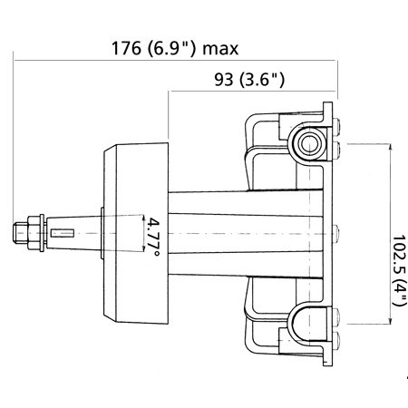 Przekładnia kierownicza T85W -biała piasta ULTRAFLEX Przekładnia kierownicza T85W -biała piasta ULTRAFLEX