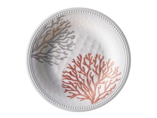 HARMONY CORAL talerz płaski 6 szt.