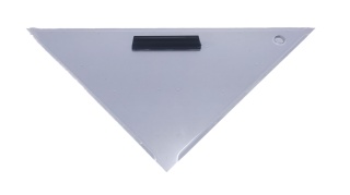 Trójkąt nawigacyjny akrylowy (bez podziałki) 32 cm
