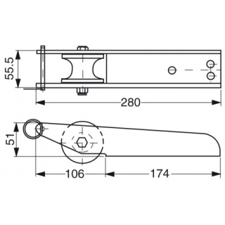 Wałek ze stali nierdzewnej