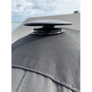 Wentylacja do plandeki Boatvent IV / brezentowy czarny do wszywania.