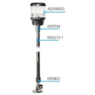 Rura ze stali nierdzewnej 22x1,5mm 1.4404 polerowana długość 1m