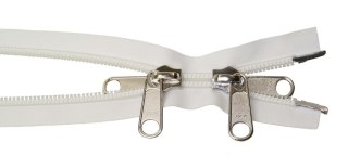 Spirala dwukierunkowa/dzielna/podwójna YKK 400cm biała