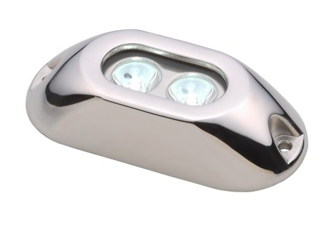 Lampa podwodna 2 LED biała 12-24V