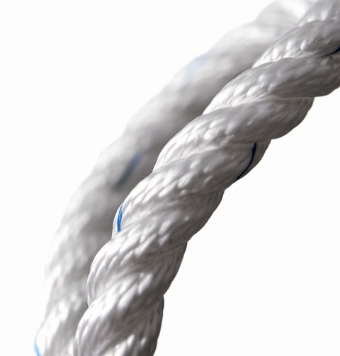 Lina cumownicza zamknięta poliestrowa biała 6mm rolka 220m