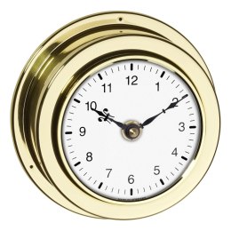 Mosiężny analogowy zegar ścienny Ø140mm