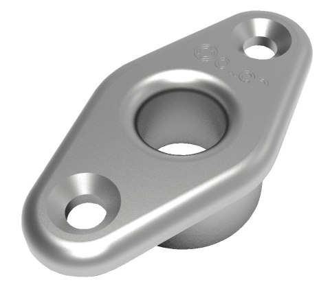 Przejście pokładowe alu 9mm ID srebrne