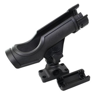 Zestaw uchwytów na wędki z nylonu wzmocnionego włóknem w kolorze czarnym