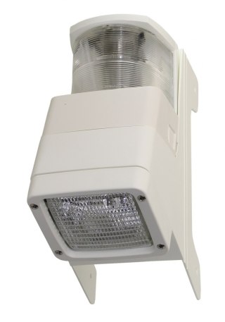 Lampa nawigacyjna HELLA8504 Swiatło masztowe + owietlenie pokładu, obudowa biała