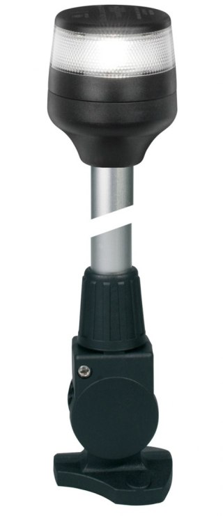 NaviLED biała składana wędka 360° 20" czarna