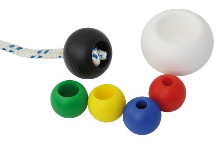 Chwyt kulkowy plastikowy 32mm BIAŁY VP=10szt