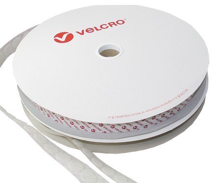Haczyk VELCOIN 19mm biała rolka z 1120szt. skl14