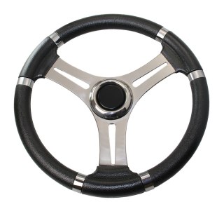 Kierownica VS01 w kolorze czarnym Ø350mm 3 szprychy