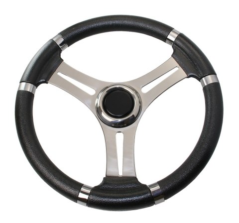 Kierownica VS01 w kolorze czarnym Ø350mm 3 szprychy