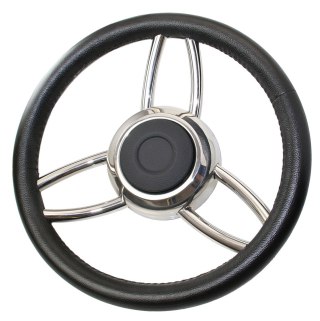 Kierownica VS13 w kolorze czarnym Ø350mm 3 szprychy