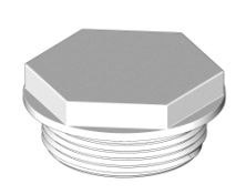 Korek Aquavalve 1½ BSP biały