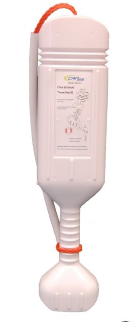 Linka do rzutu w specjalnym uchwycie