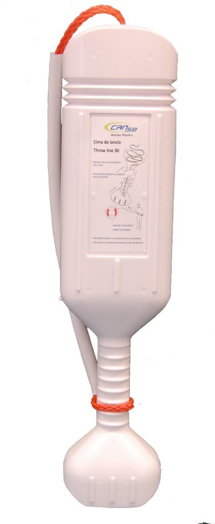 Linka do rzutu w specjalnym uchwycie