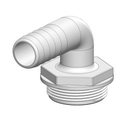 Złącze zbiornika 90° 25mm 1 ½