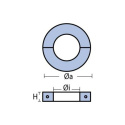 Fala cynkowa anoda "Ring" ok. 195g Ø25mm