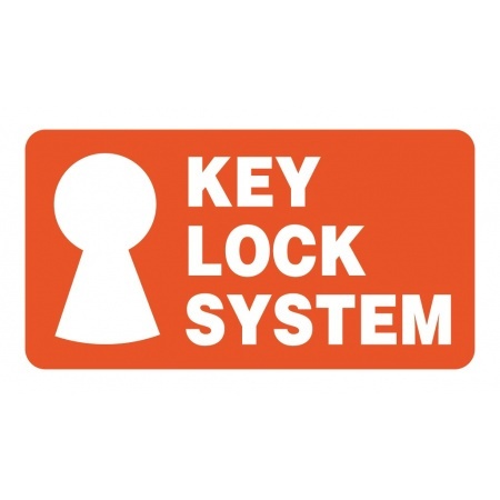 Karabińczyk KONG asymetryczny z gilzą 100mm.  Stal nierdzewna AISI 316