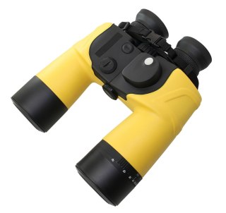 Lornetka nawigacyjna 7x50 żółto/czarna z kompasem