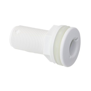 Przejście burtowe Trudesign 1" w kształcie grzybka, biały