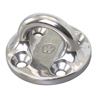 Okrągłe ucho pokładowe WICHARD do lin i pasów, wspornik okrągły, stal duplexstal duplex