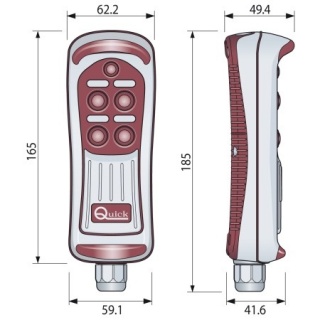 Wielofunkcyjny pilot z 6 kanałami światła LED