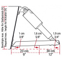 Klapy trymujące LENCO Edge Mount 12 "x12"