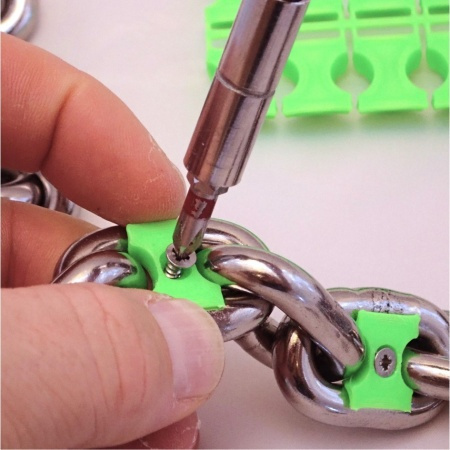 Oznaczenia Łańcucha 10 mm Zestaw 10 kolorów po 5 sztuk