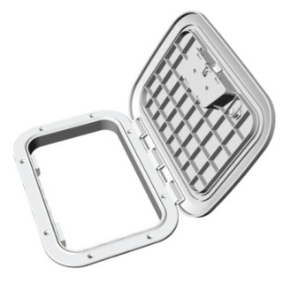 Plastikowa klapa 525x275mm wymiary montażowe z zamkiem