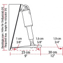 TRYMKLAPY LENCO 12 "x 12" - ZESTAW STANDARD MOUNT