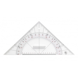 Trójkąt nawigacyjny akrylowy PRO 32 cm