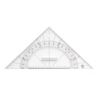 Trójkąt nawigacyjny akrylowy PRO 34 cm