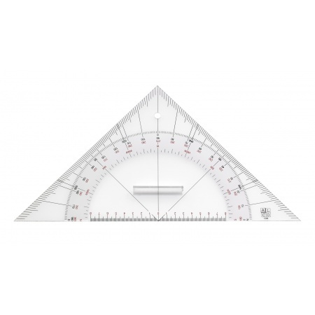 Trójkąt nawigacyjny akrylowy PRO 32 cm