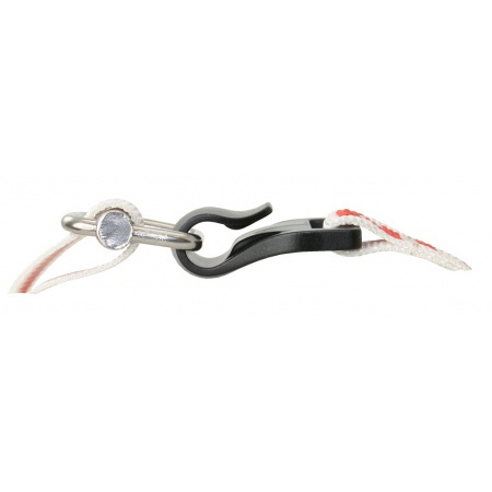 Haczyk do taśmy 25 mm z czarnego tworzywa sztucznego 10 szt.komplet