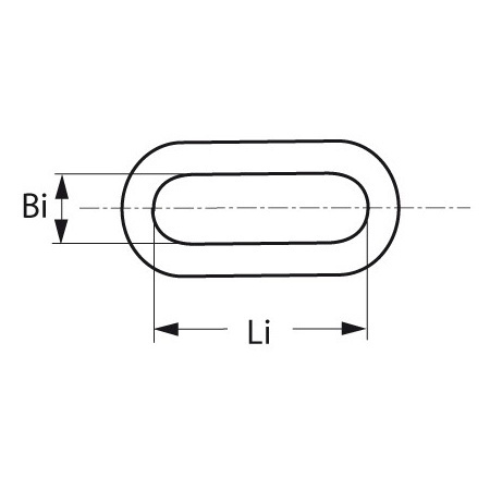 Łańcuch ocynkowany ogniwo 8mm DIN766, kalibrowany